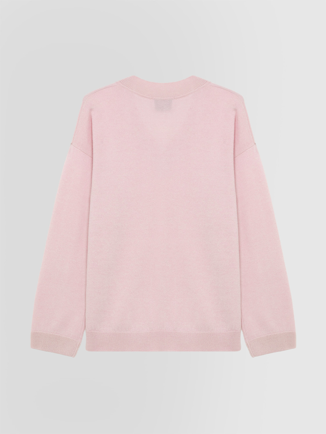 ALPHA STUDIO: JERSEY DE CUELLO PICO EN LANA GEELONG