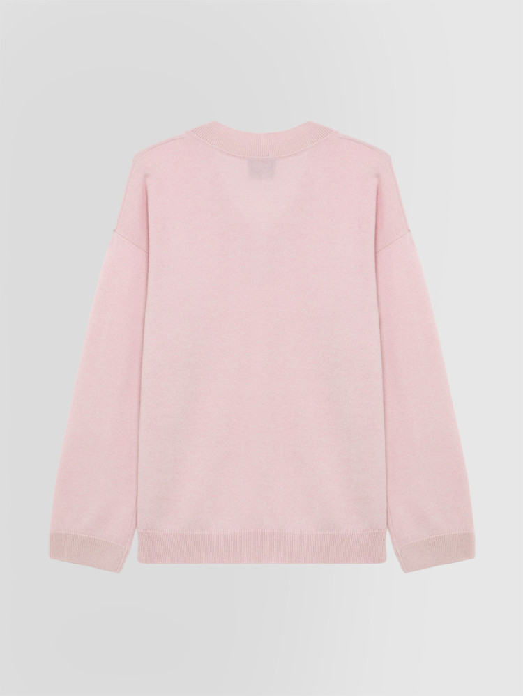 JERSEY DE CUELLO PICO EN LANA GEELONG