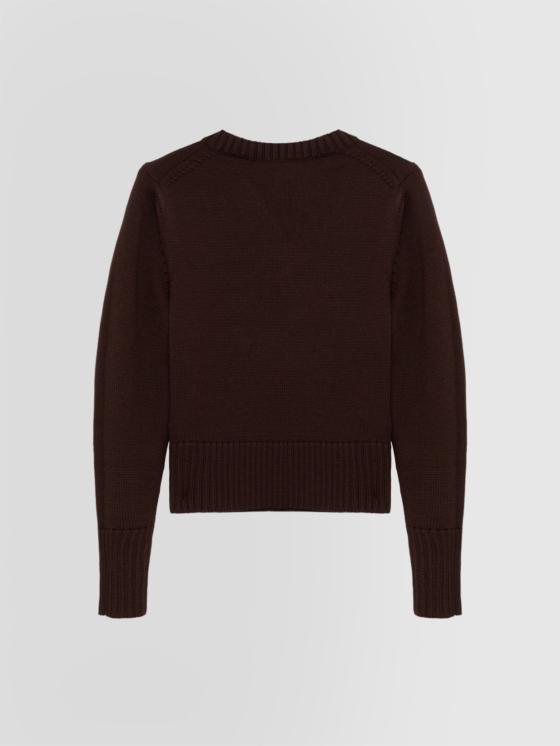 ALPHA STUDIO: V-NECK SWEATER IN MERINO WOOL