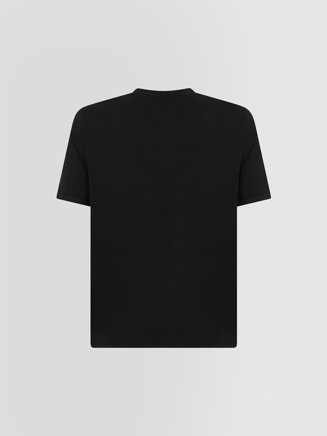 ALPHA STUDIO: CREW NECK T-SHIRT SWEATER IN ICE COTTON