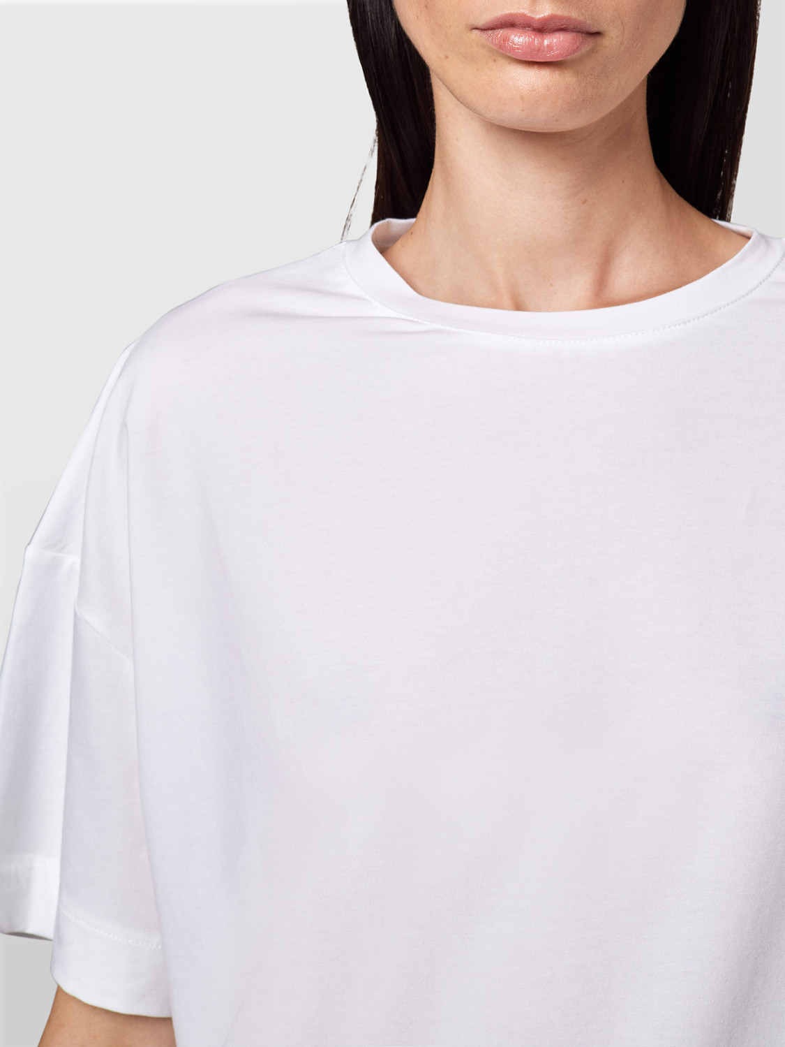 ALPHA STUDIO: CREW NECK T-SHIRT IN JERSEY