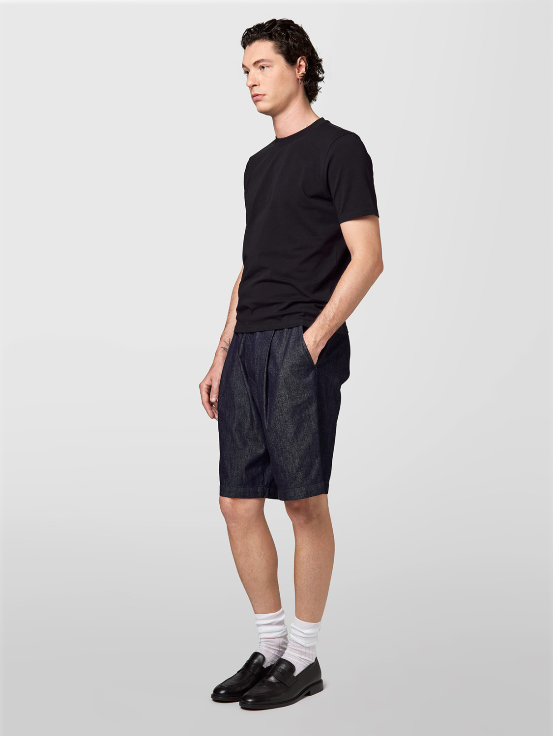 ALPHA STUDIO: T-SHIRT IN JERSEY STRETCH