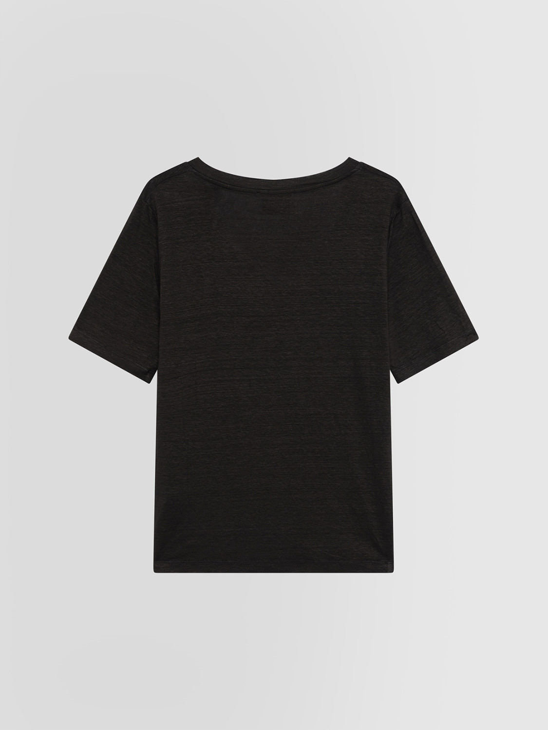 ALPHA STUDIO: STRETCH LINEN T-SHIRT