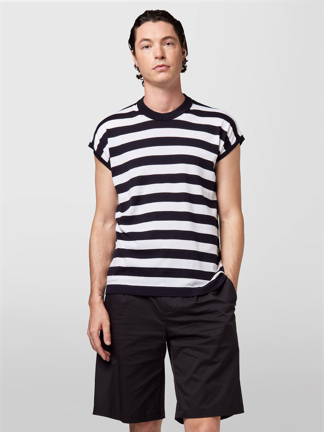 ALPHA STUDIO: T-SHIRT RIGHE MIX