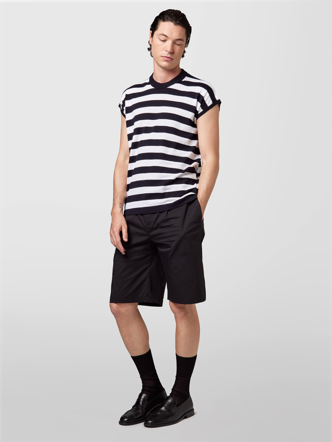 ALPHA STUDIO: T-SHIRT RIGHE MIX