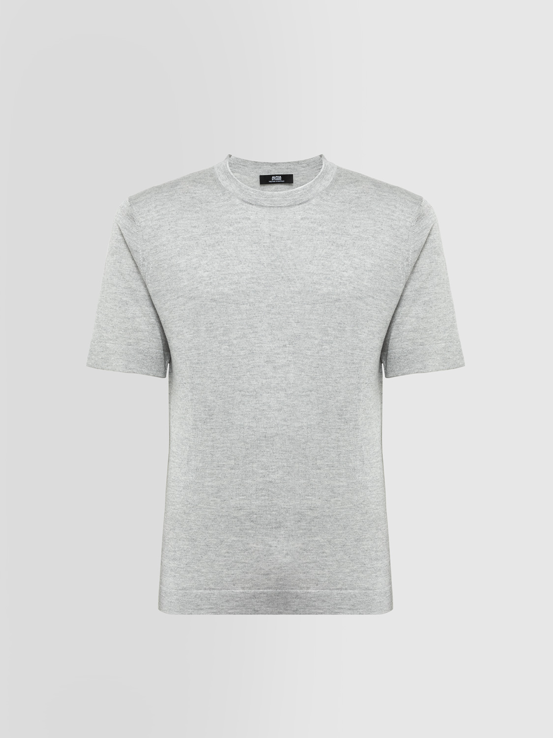 ALPHA STUDIO: T-SHIRT IN SILK AND CASHMERE
